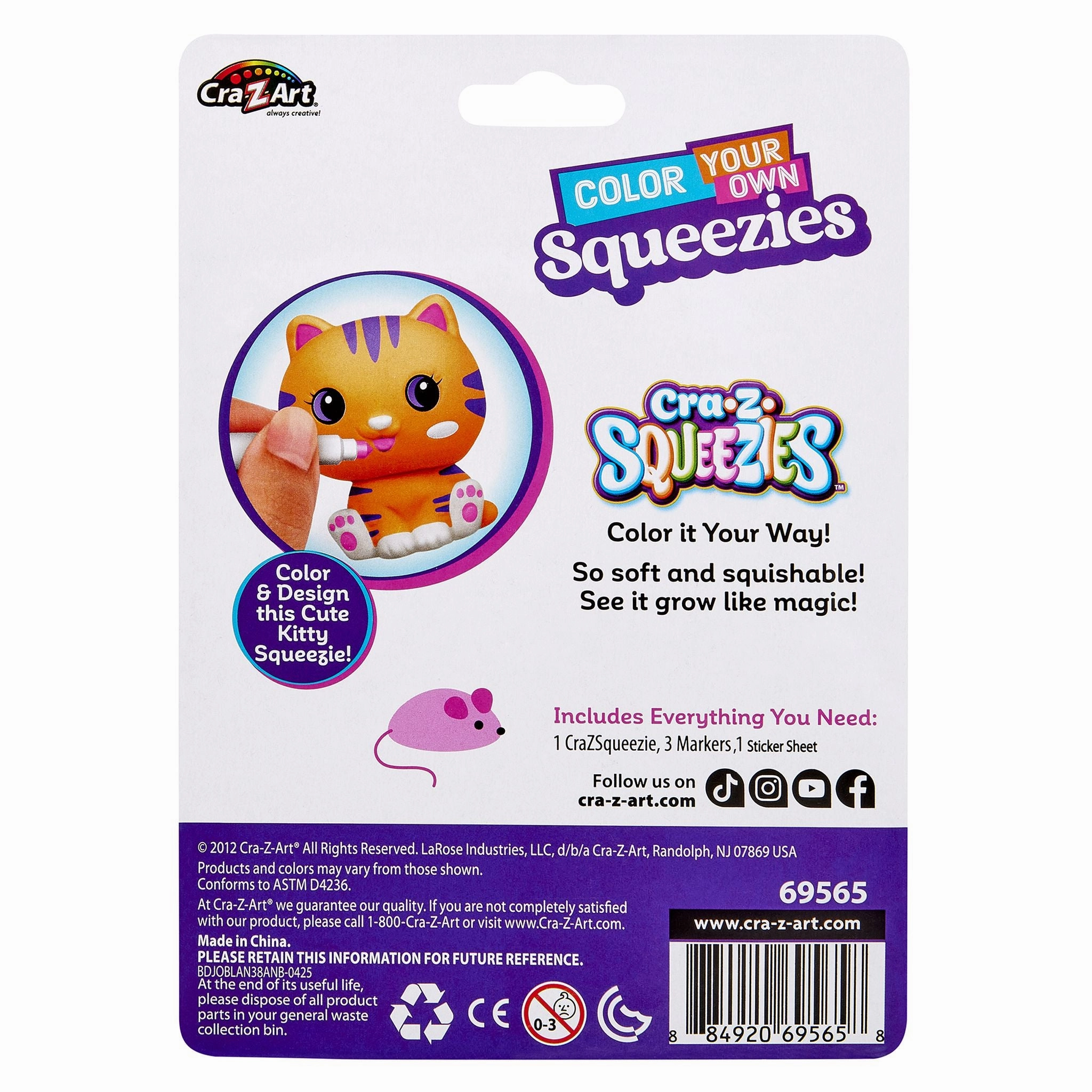 Shimmer 'N Sparkle Color Your On Squeezies