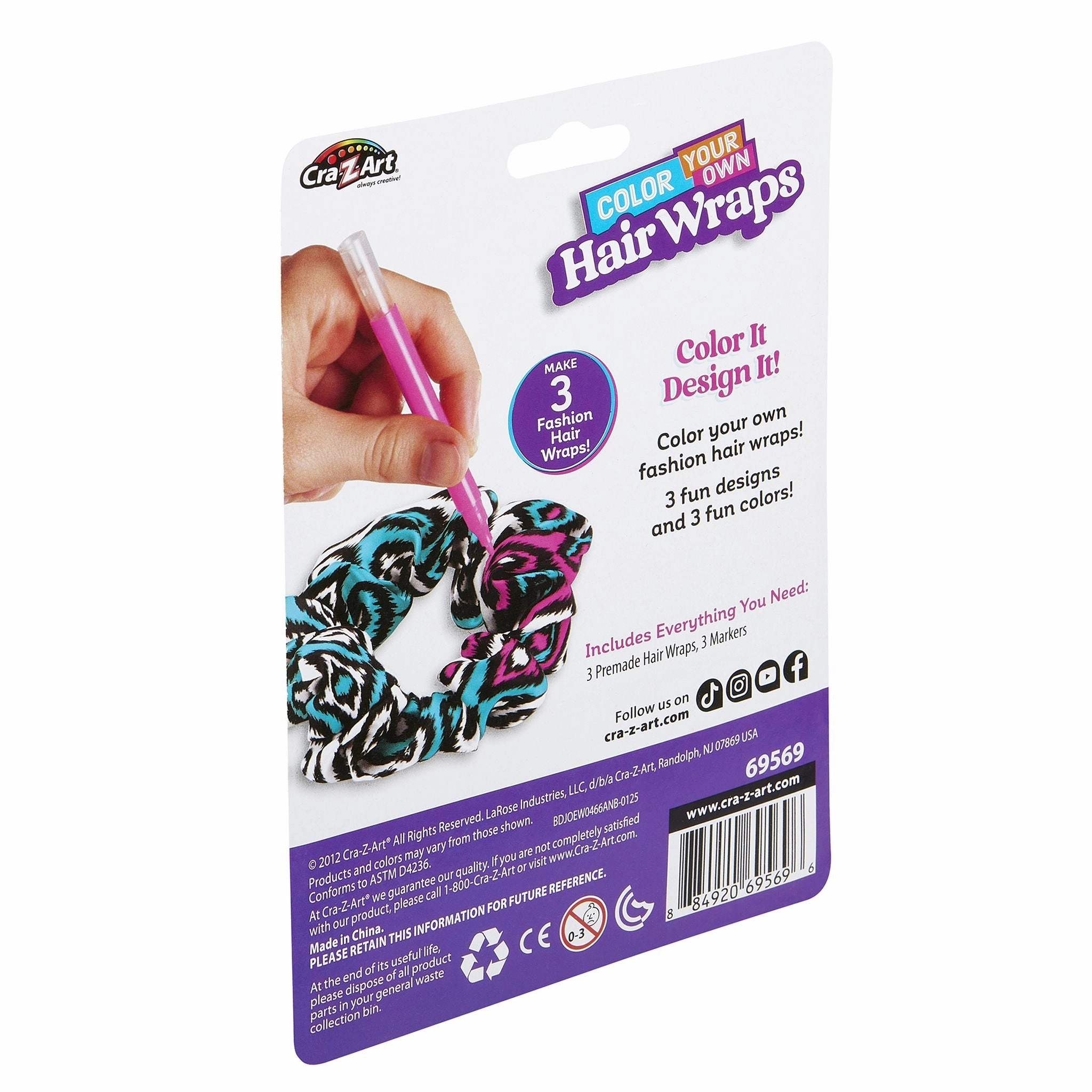 Shimmer 'N Sparkle Color Your Own Hair Wraps
