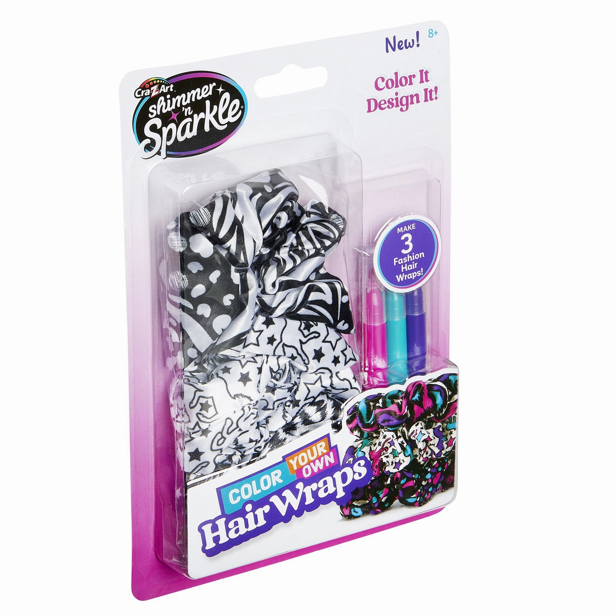 Shimmer 'N Sparkle Color Your Own Hair Wraps
