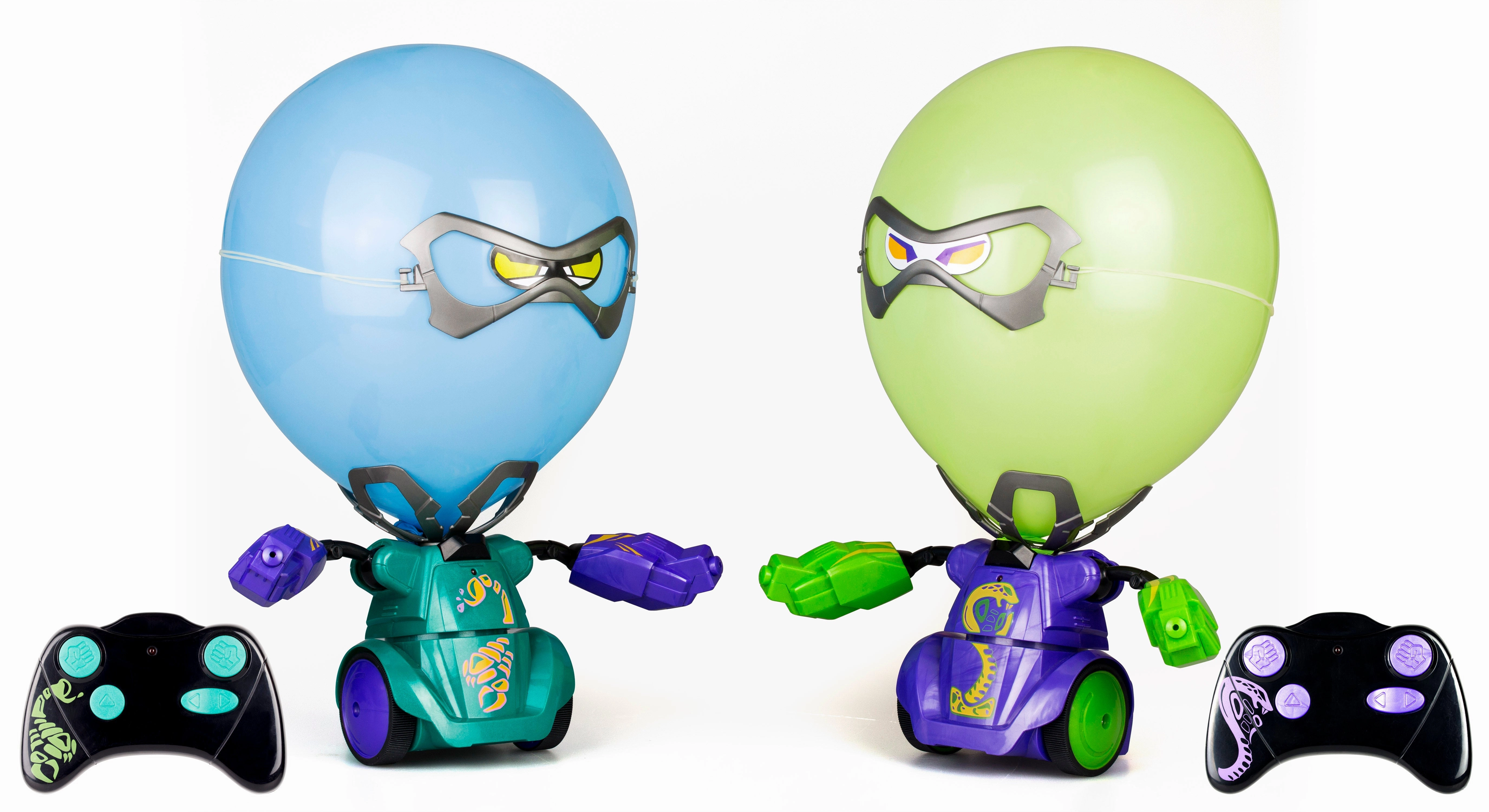 Silverlit Ycoo Remote Control Robo Kombat Balloon Puncher Green & Purple
