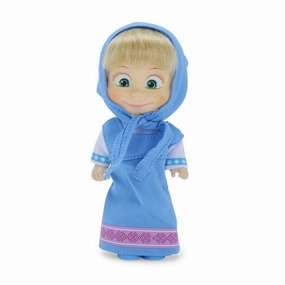 Simba Masha and The Bear 12 Cm Toy Doll With Blue Dress Ideal For Ages 3 