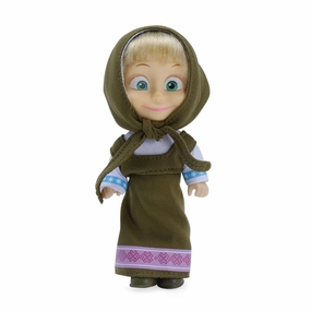 Simba Masha and The Bear 12 Cm Toy Doll With Olive Dress Ideal For Ages 3 
