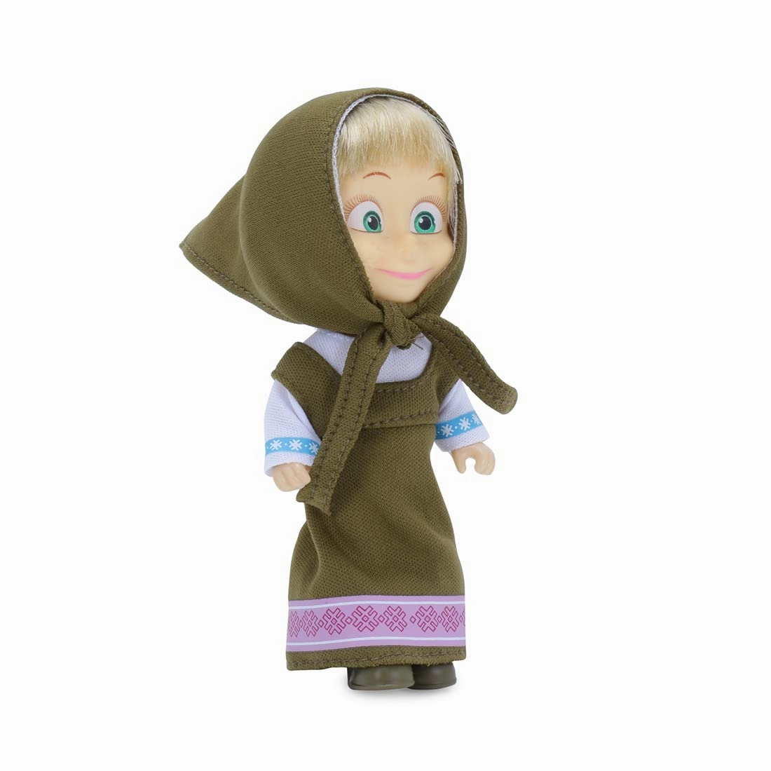Simba Masha and The Bear 12 Cm Toy Doll With Olive Dress Ideal For Ages 3 