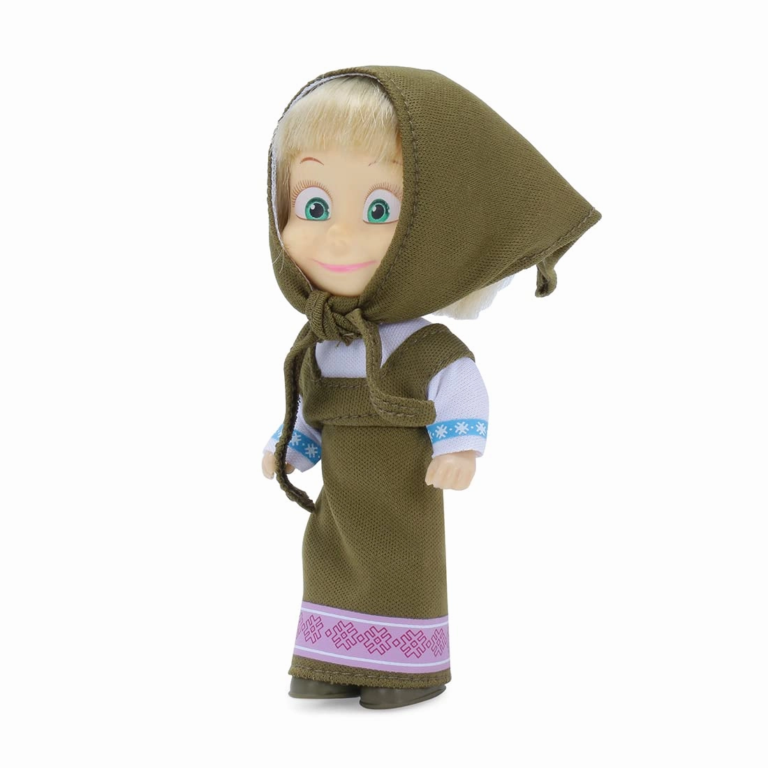 Simba Masha and The Bear 12 Cm Toy Doll With Olive Dress Ideal For Ages 3 