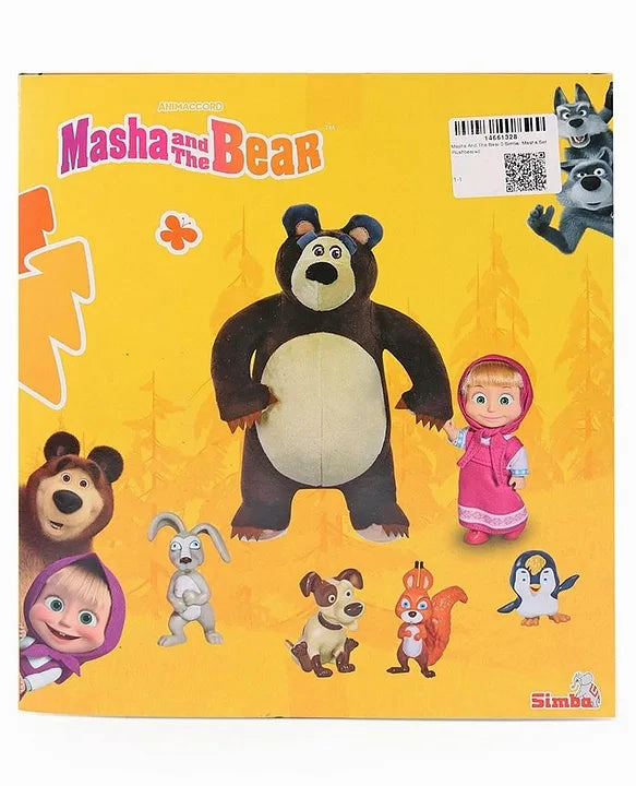 Simba Masha and The Bear Masha`s Animal Set For Ages 3 