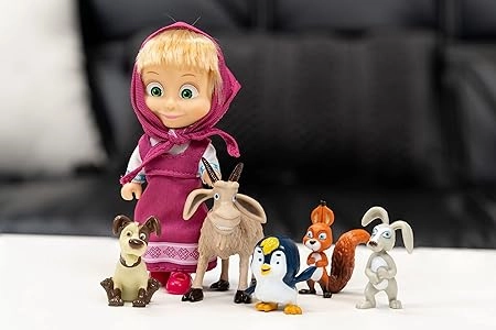 Simba Masha and The Bear Masha`s Animal Set For Ages 3 
