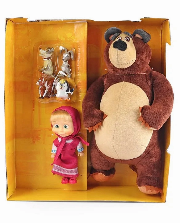 Simba Masha and The Bear Masha`s Animal Set For Ages 3 