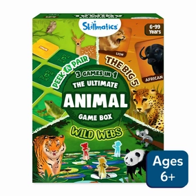 Skillmatics 3in1 The Ultimate Animal Game Box Board Games For Ages 6 