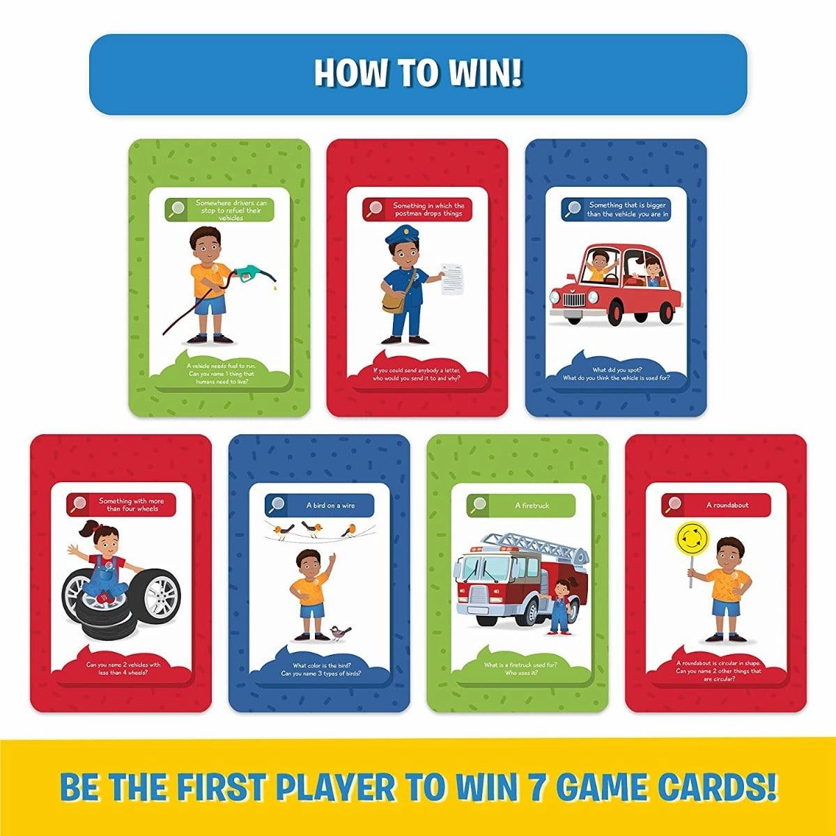 Skillmatics Card Game : Found It Travel Edition | Super Fun & Smart Scavenger Hunt