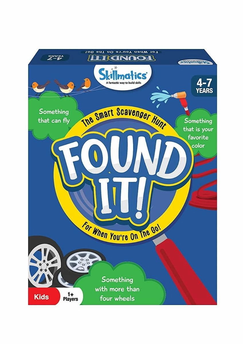Skillmatics Card Game : Found It Travel Edition | Super Fun & Smart Scavenger Hunt