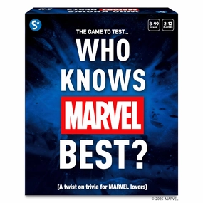 Skillmatics Card Game - Who Knows Marvel Best, Family Party Game For Ages 8 