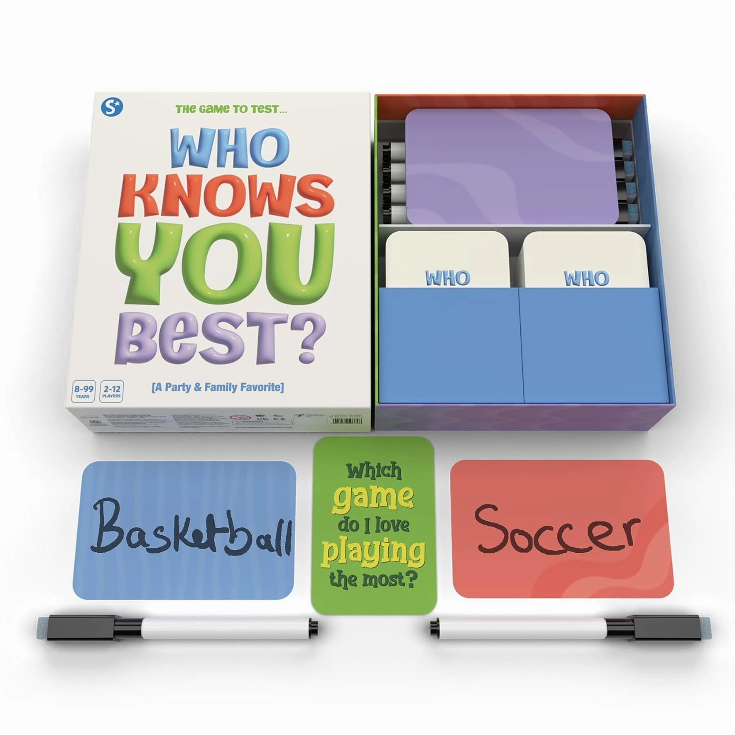 Skillmatics Card Game - Who Knows You Best, Family Party Game for ages 8 