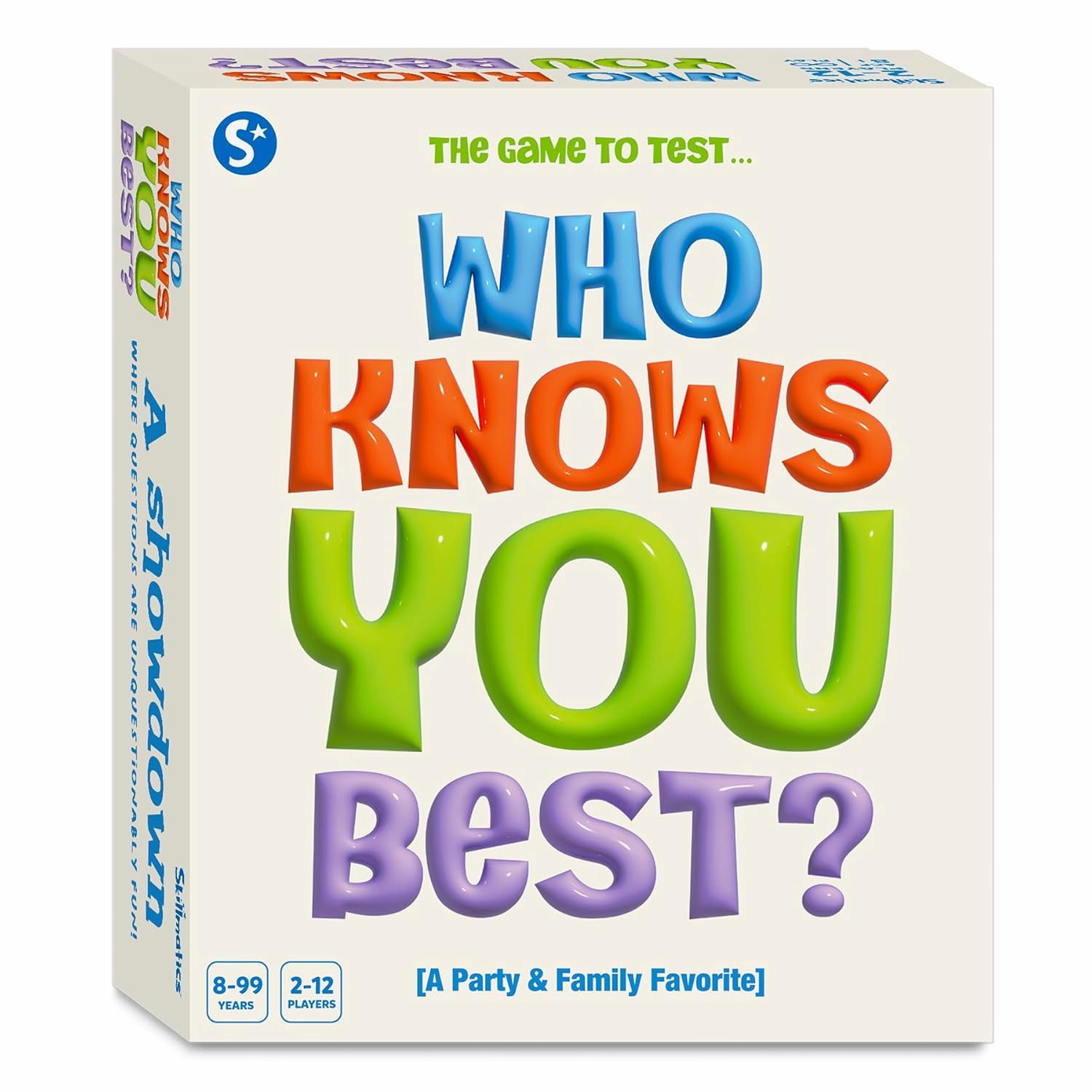 Skillmatics Card Game - Who Knows You Best, Family Party Game for ages 8 