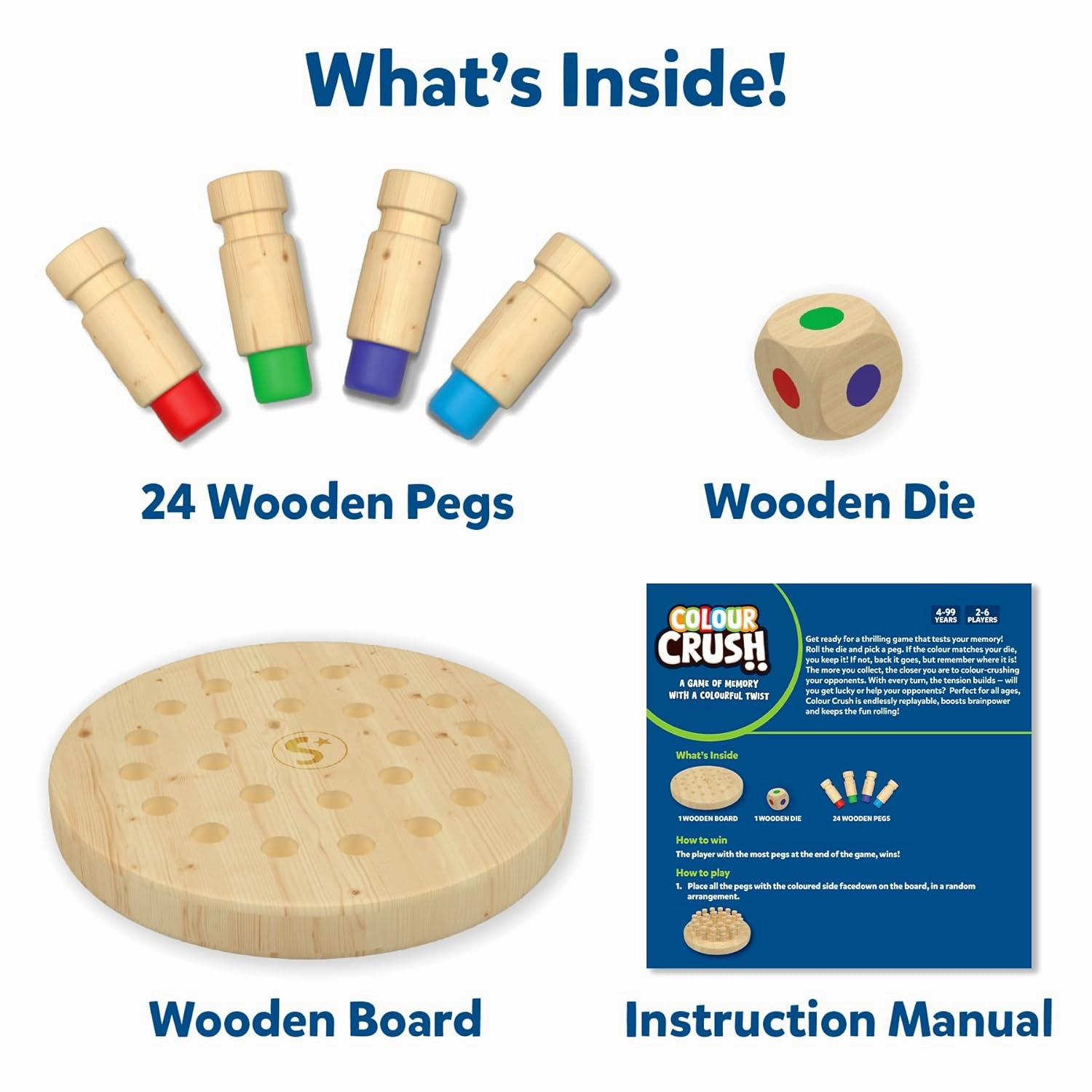 Skillmatics Colour Crush - Thrilling Memory Challenge, Fast-Paced Board & Travel Game For Ages 4 