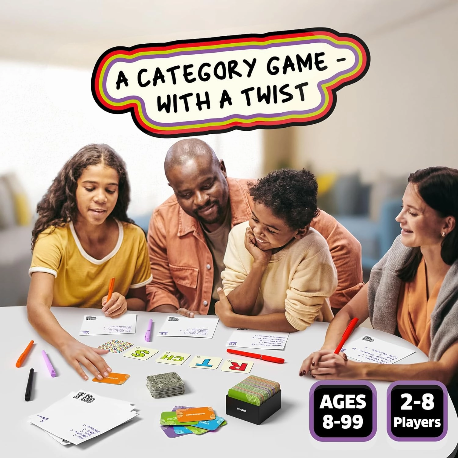 Skillmatics First to 5 Game with a Twist For Kids Ages 8 