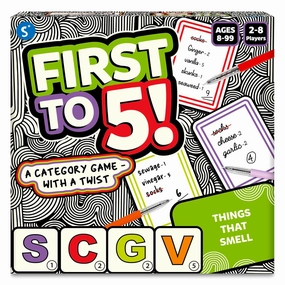 Skillmatics First to 5 Game with a Twist For Kids Ages 8 