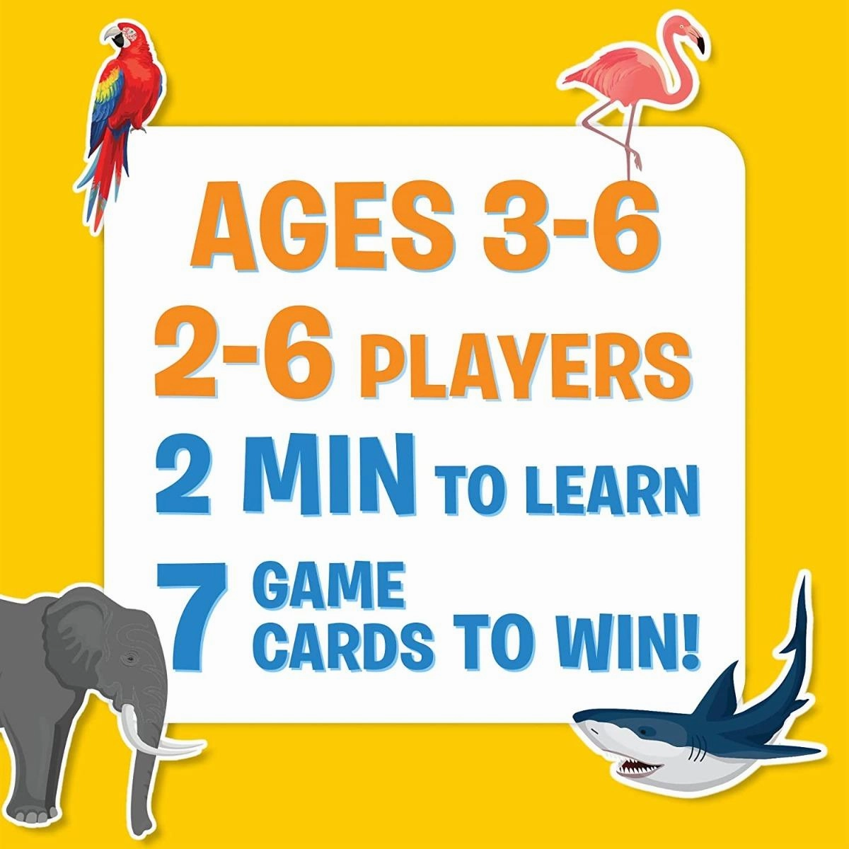 Skillmatics Guess in 10 Junior World of Animals - Card Game for Ages 3-6 Years