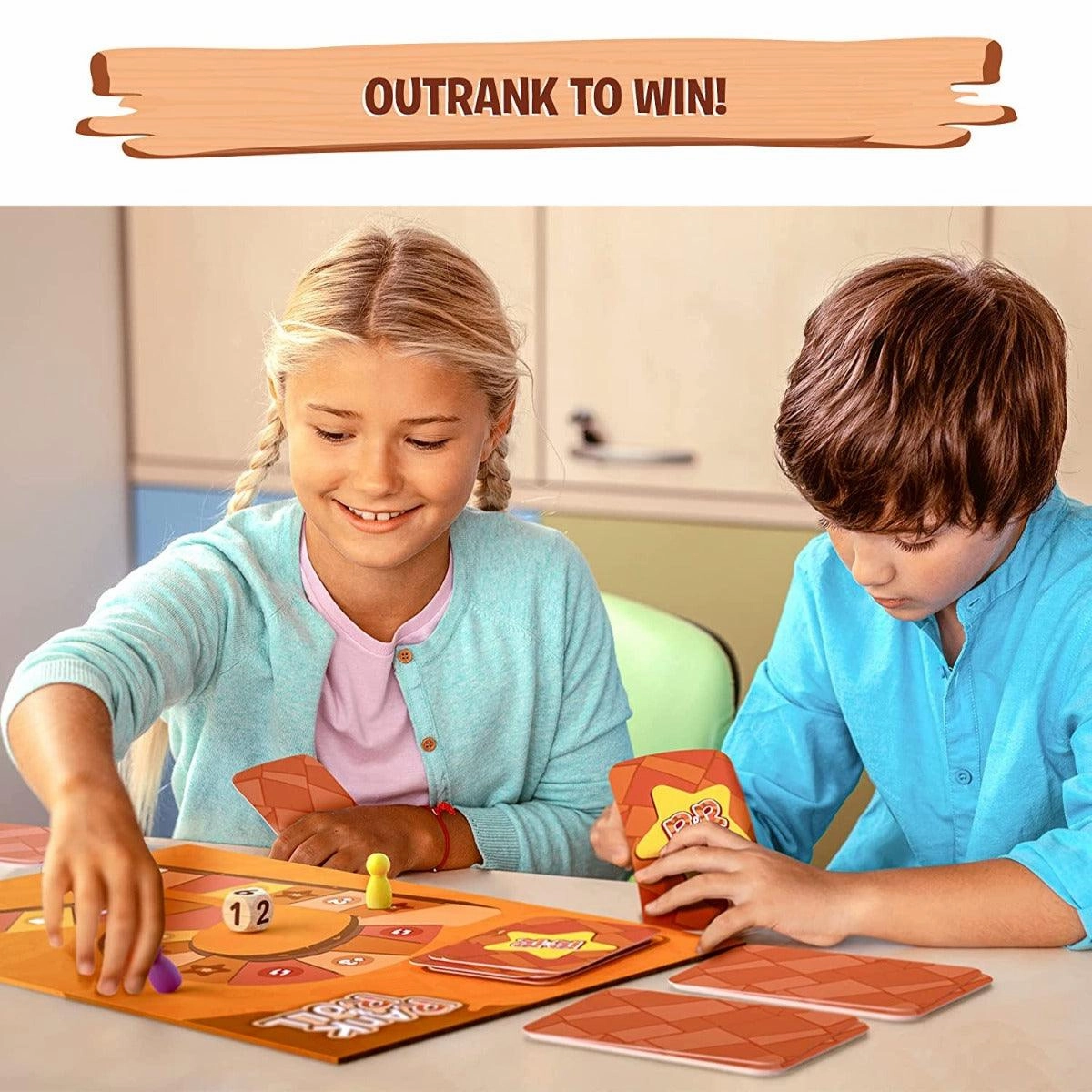 Skillmatics Rank & Roll Countries of The World - Trump Card Board Game For Ages 8 
