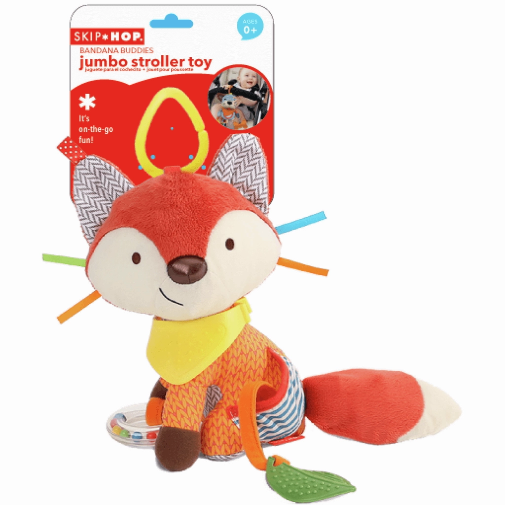 Skip Hop Bandana Buddies Fox Sensory Activity Toy Suitable from Birth