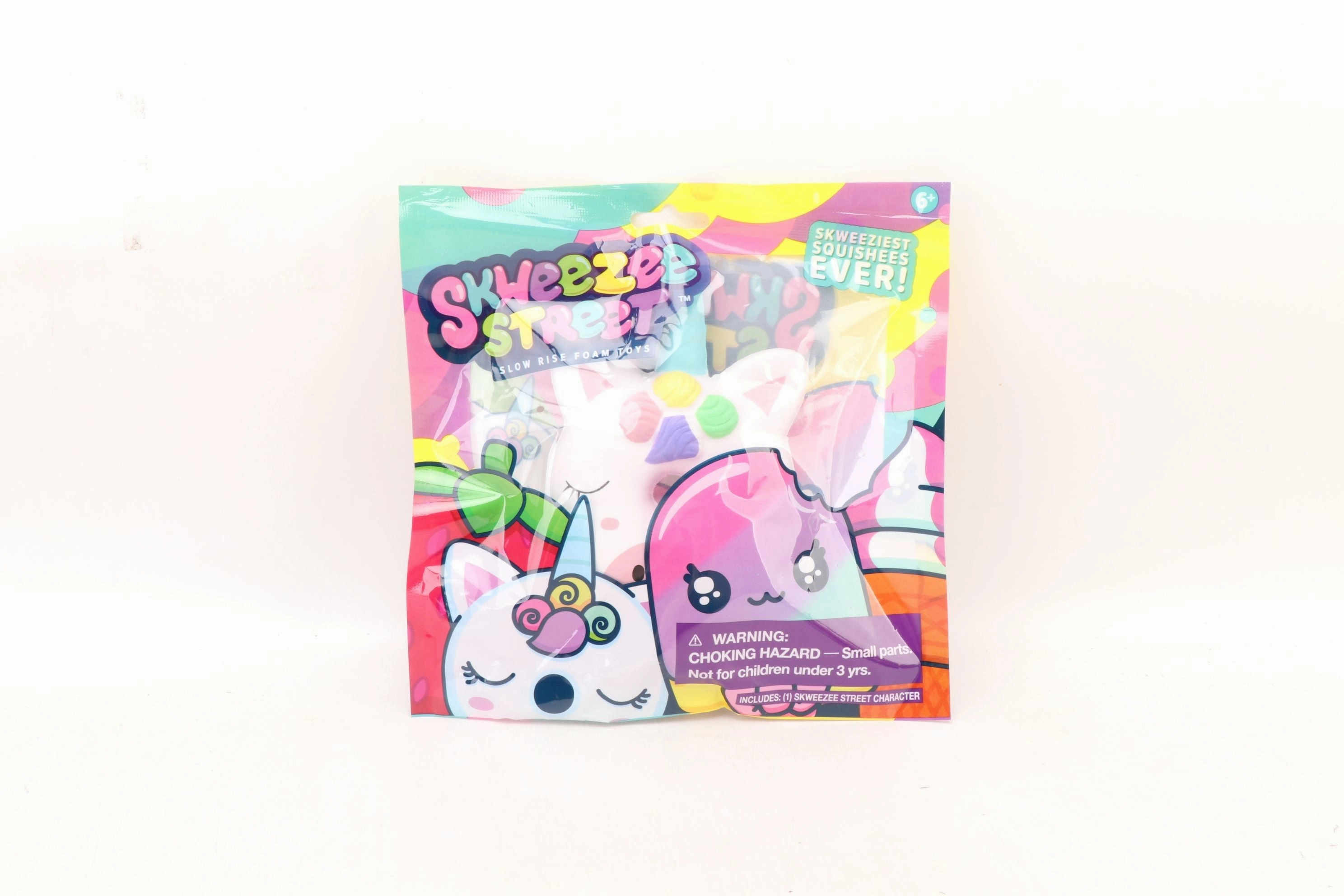 SKWEEZEE STREET SLOW RISE FOAM TOYS ASSORTED STYLES