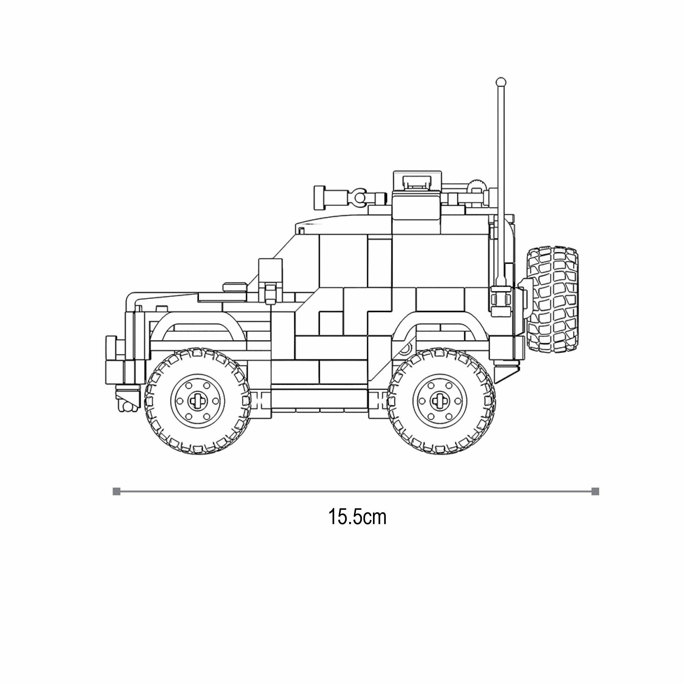 Sluban SUV 300, Building Blocks For Ages 6 