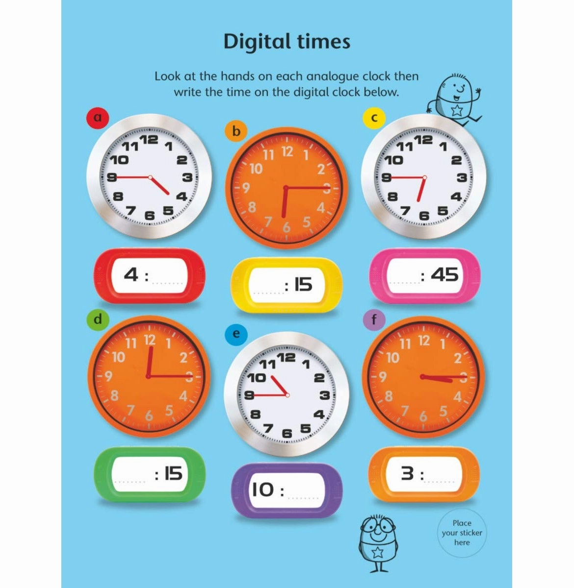 Smart Start Practice Pad: Tell the Time [Paperback] Filipek Nina and Daniels Gail
