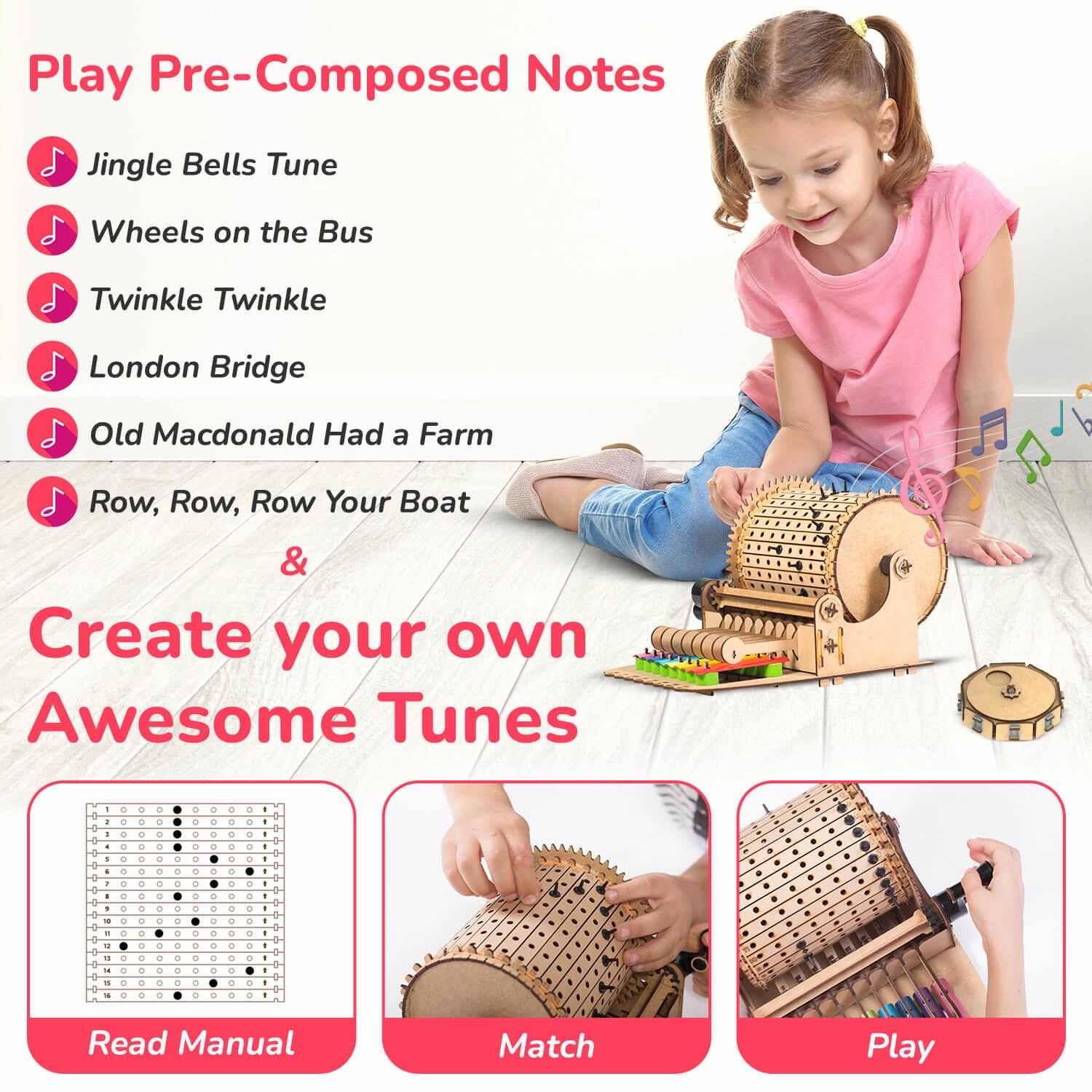 Smartivity Build-It-Yourself Xylofun Music Machine DIY STEM Toy