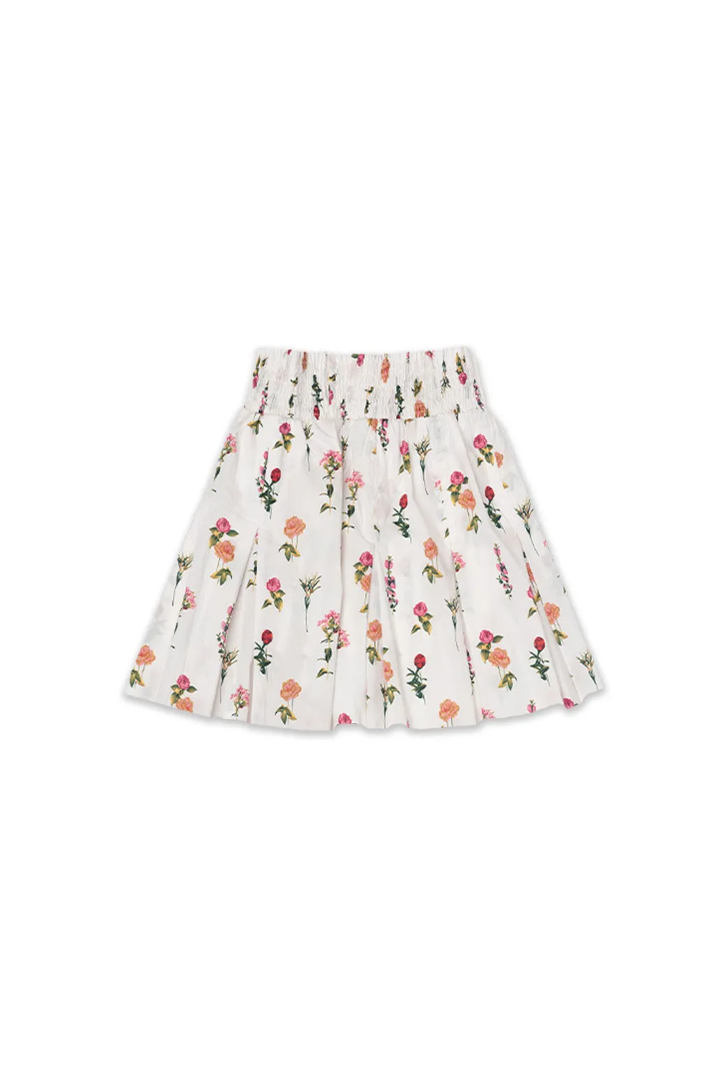 Smocked Waist MINI Skirt - Bouquet