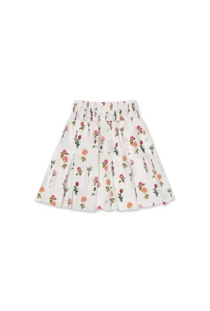 Smocked Waist MINI Skirt - Bouquet