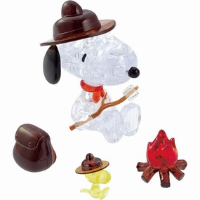 Snoopy Campfire 3D Crystal Puzzle 43pc