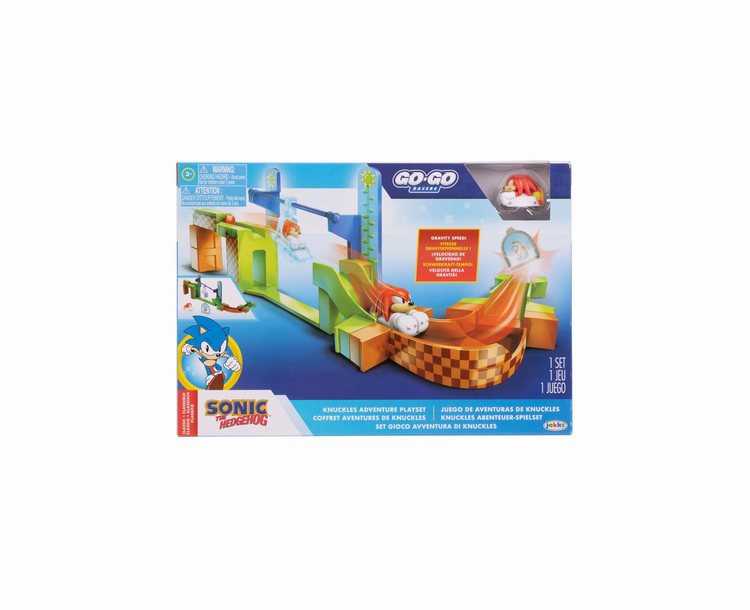 Sonic Go-Go Racers Launcher Playset with High-Speed Track