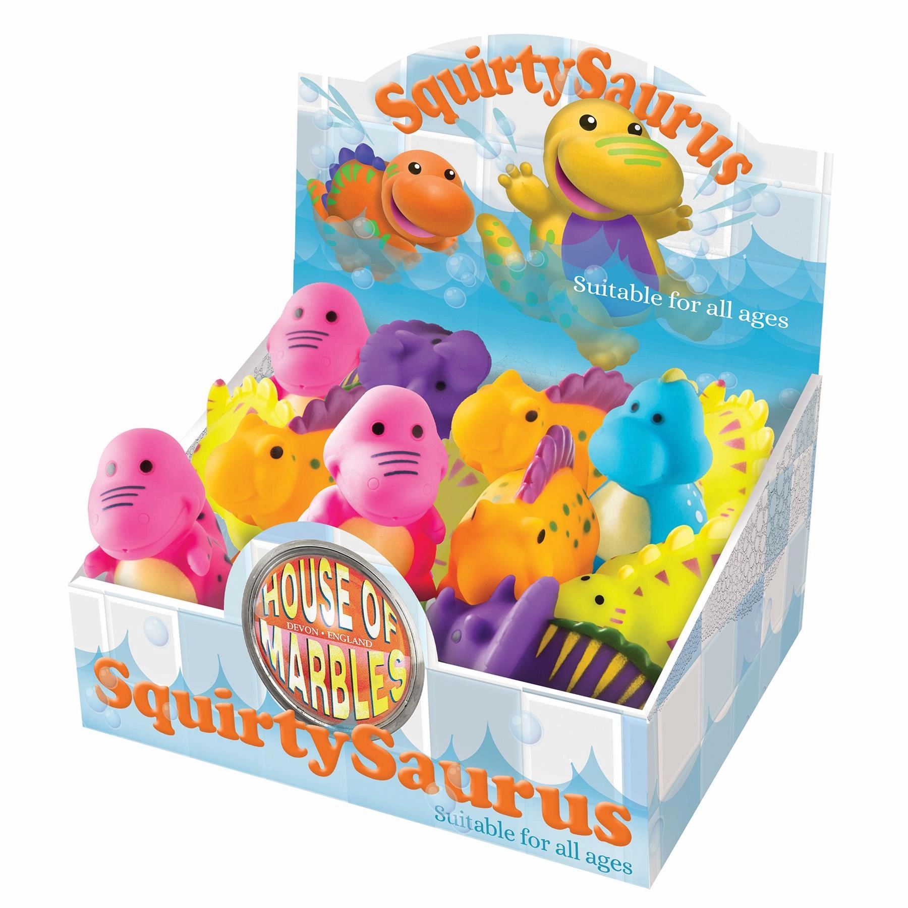 SquirtySaurus Cheerful Dinosaur Bath Time Toy (SINGLE) for All Ages