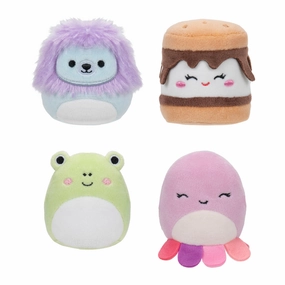 Squishmallow Micromallow 2.5 Inch 4 Plush Pack