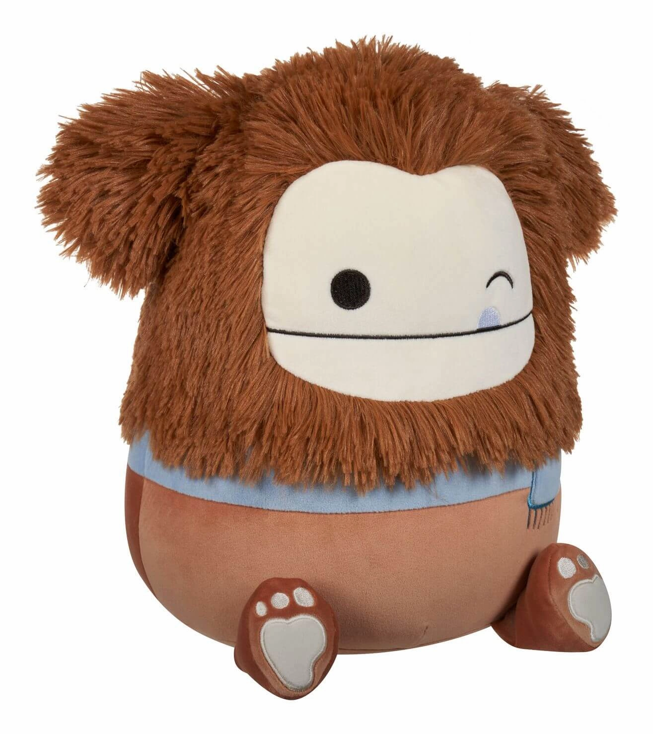 Squishmallows 12" Plush Toy Benny the Winking Bigfoot for Age 3 and Up