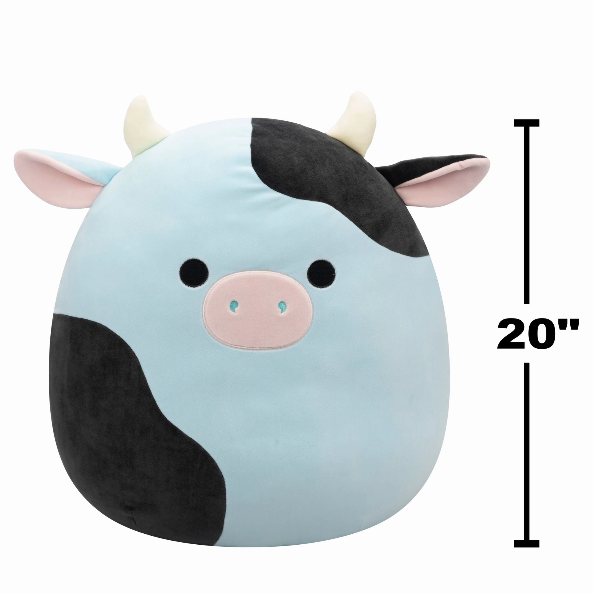 Squishmallows 20 Inch Plush Cillian Blue And Black Cow