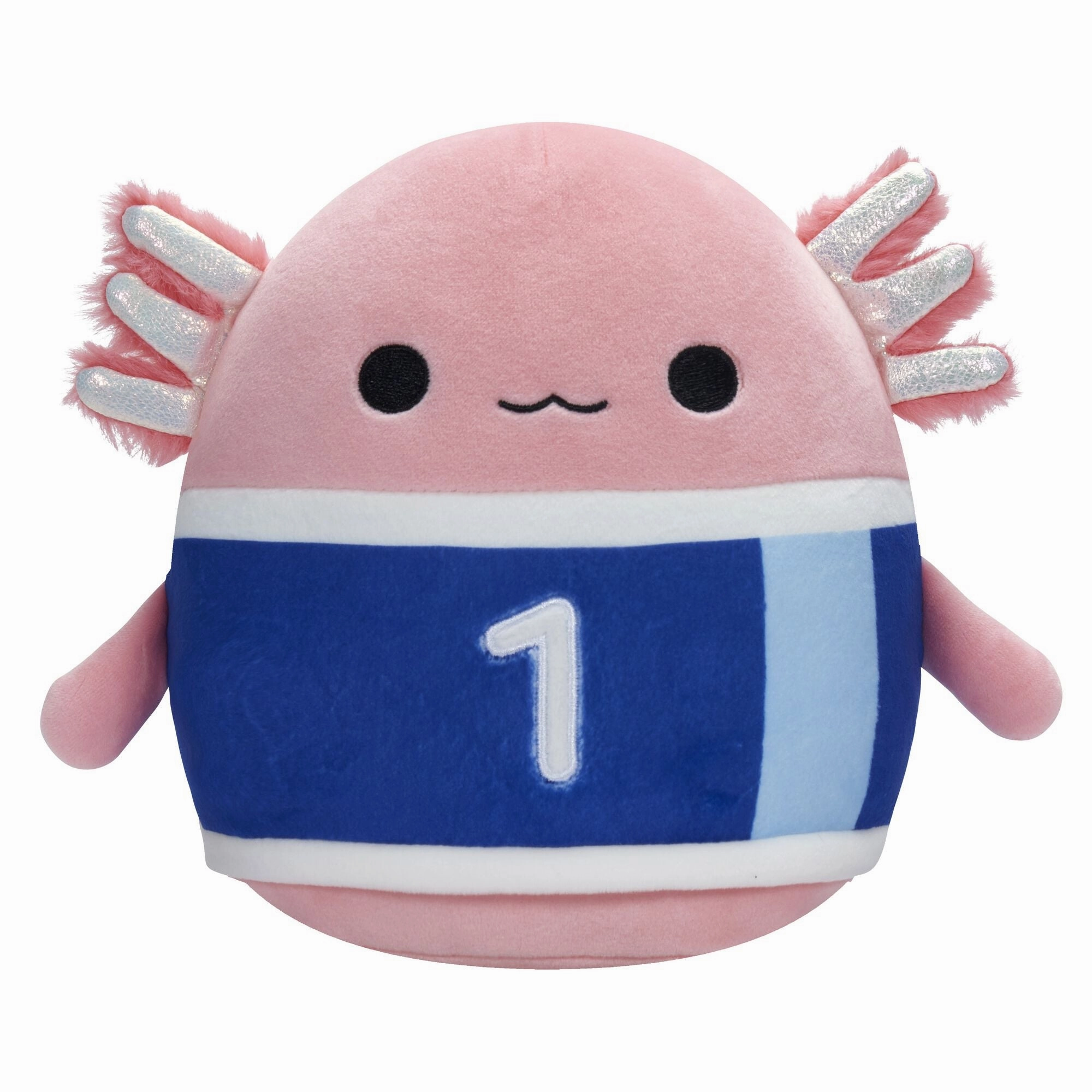 Squishmallows 7.5 Inch Plush Archie The Axolotl With Soccer Jersey