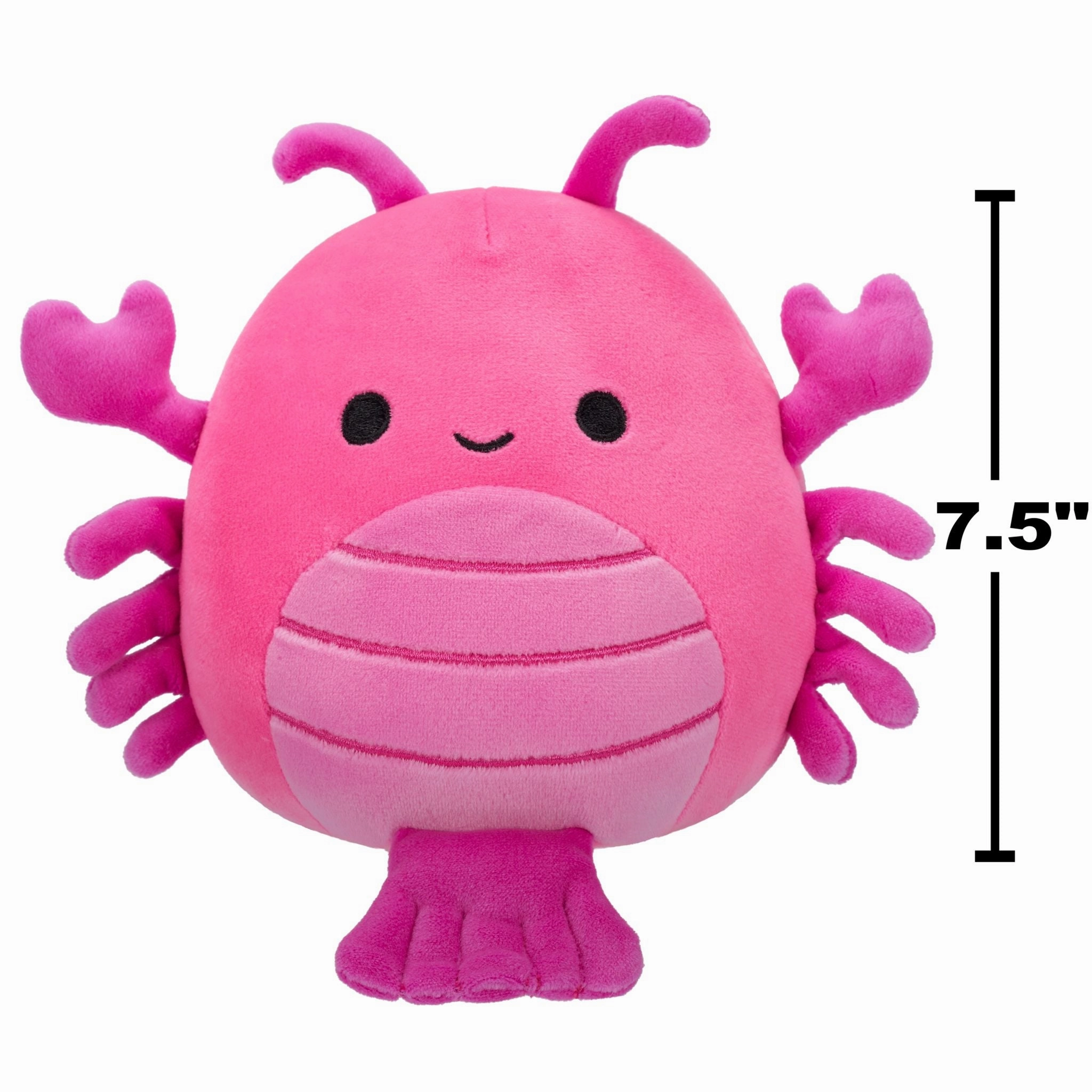 Squishmallows 7.5 Inch Plush Cordea Hot Pink Lobster