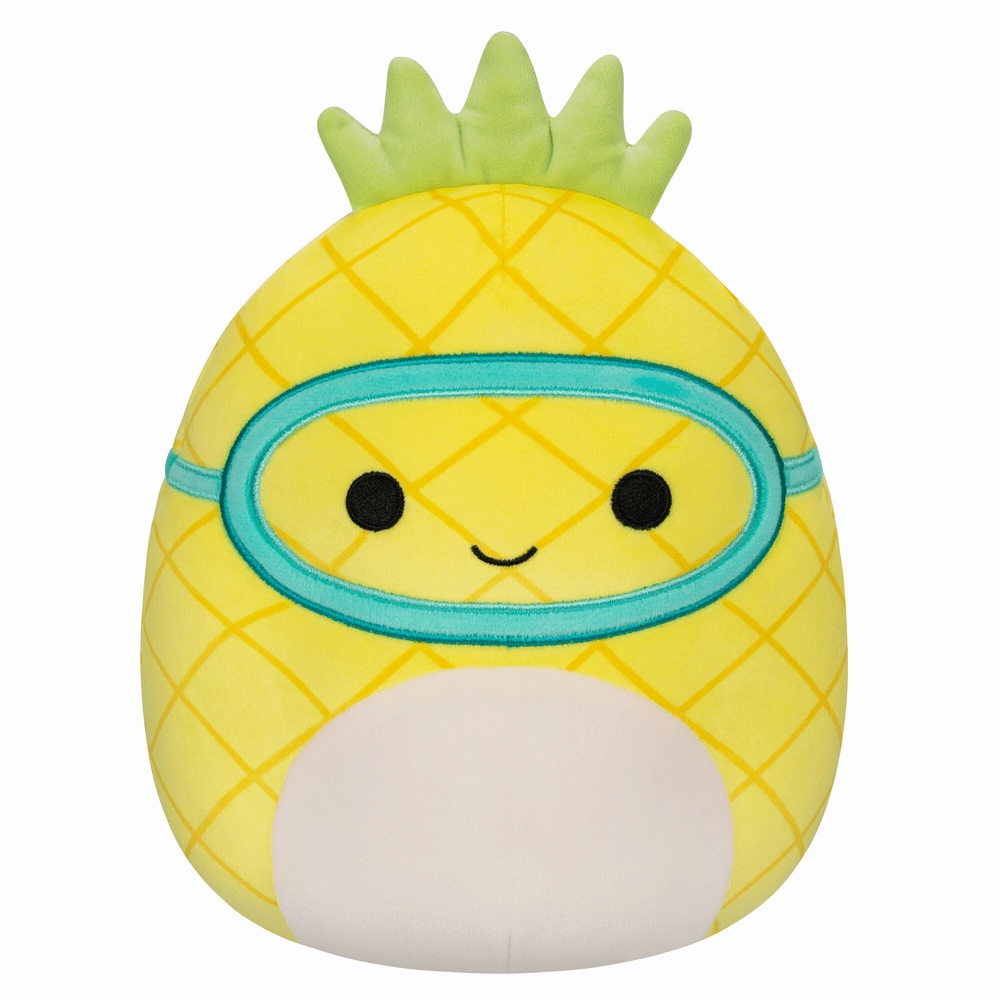 Squishmallows 7.5 Inch Plush S15 Maui Pineapple With Scuba Mask