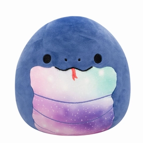 Squishmallows 7.5 Inch Plush S20 Herman Navy Blue Snake With Space Belly
