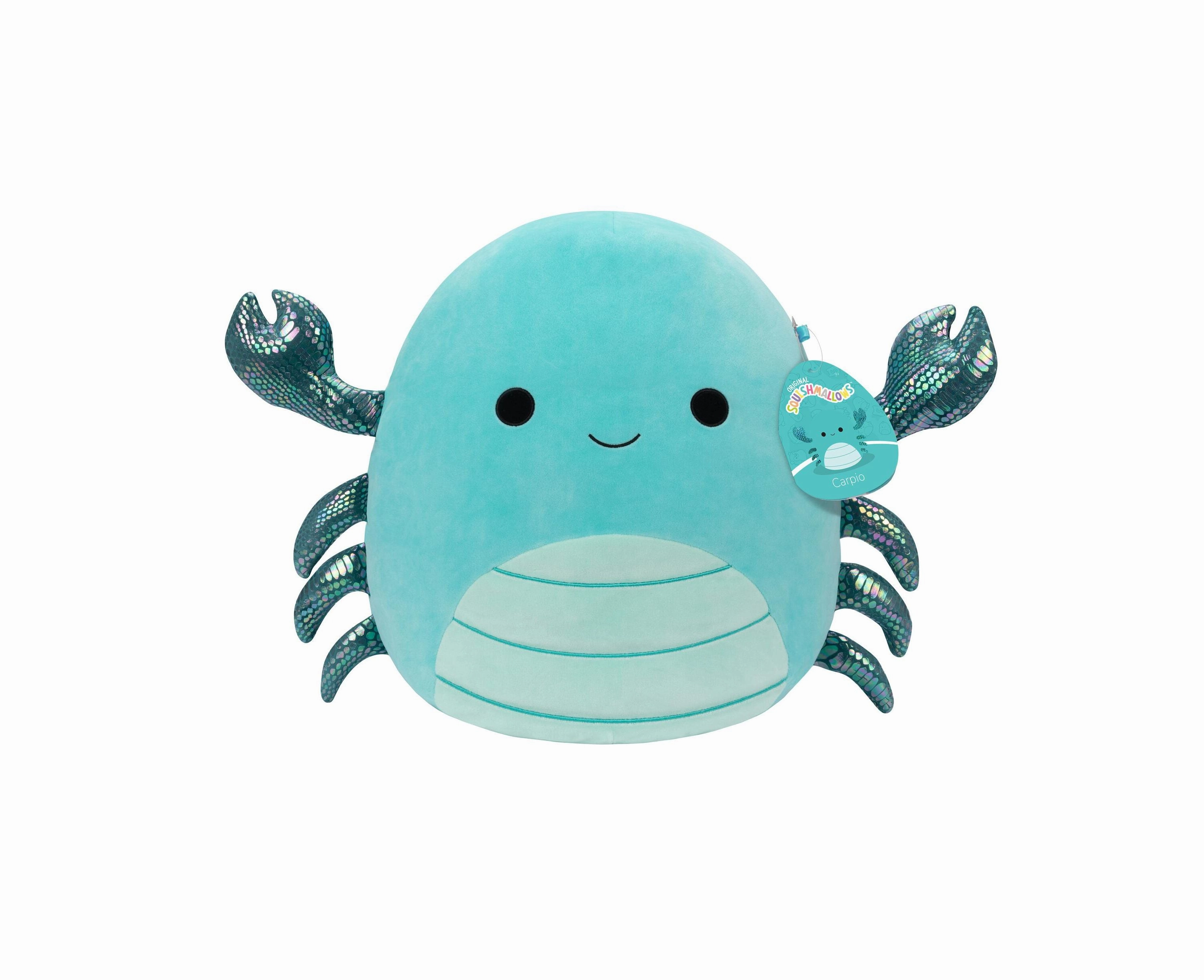 Squishmallows 8 inch Carpio Teal Scorpion Plush