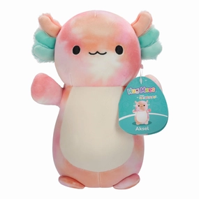 Squishmallows Hugmees 10 Inch Plush Aksel Peach TieDye Axolotl