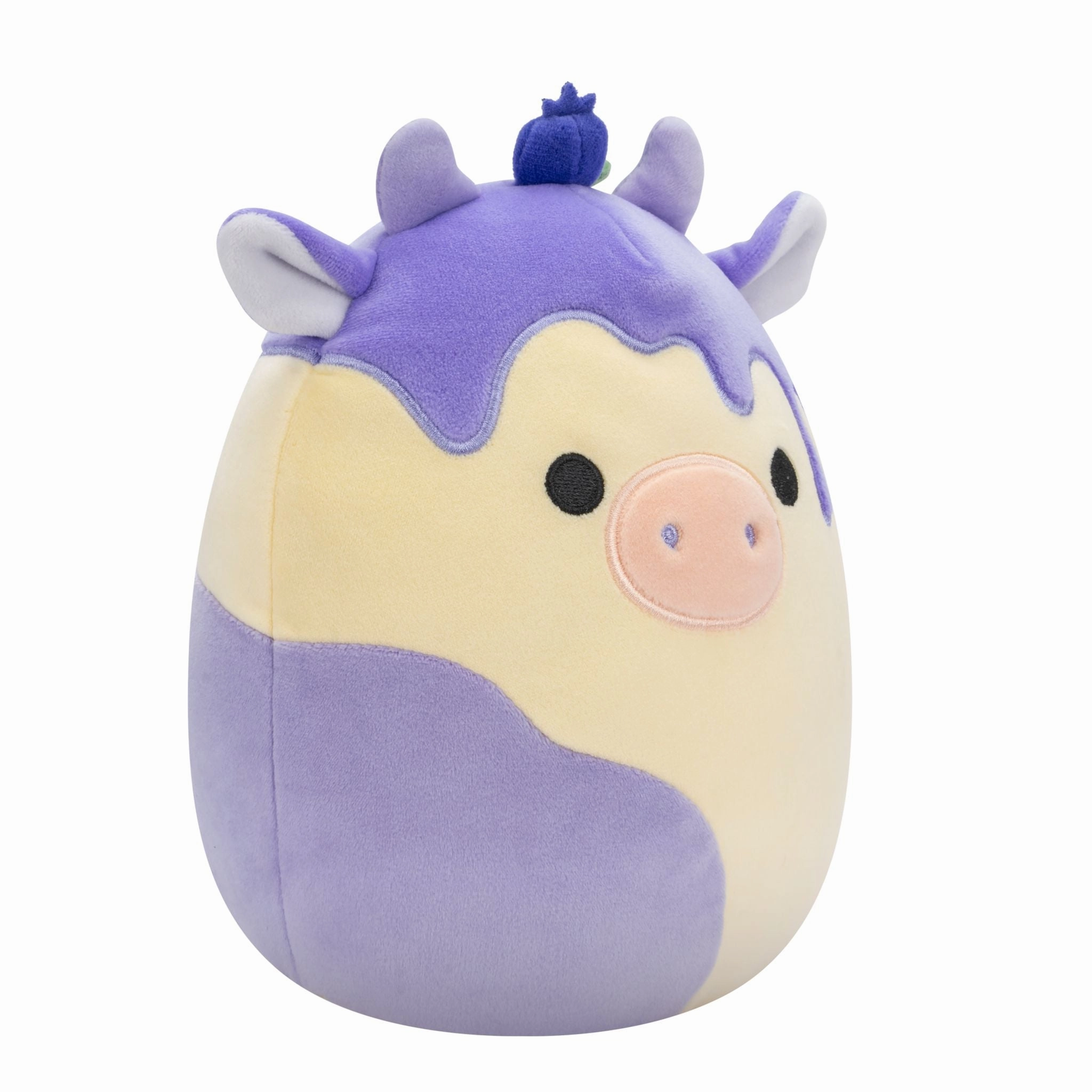 Squishmallows Hybrid Sweets 7.5 Inch Plush Benito Blueberry Cheesecake Cow