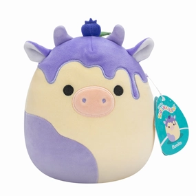 Squishmallows Hybrid Sweets 7.5 Inch Plush Benito Blueberry Cheesecake Cow