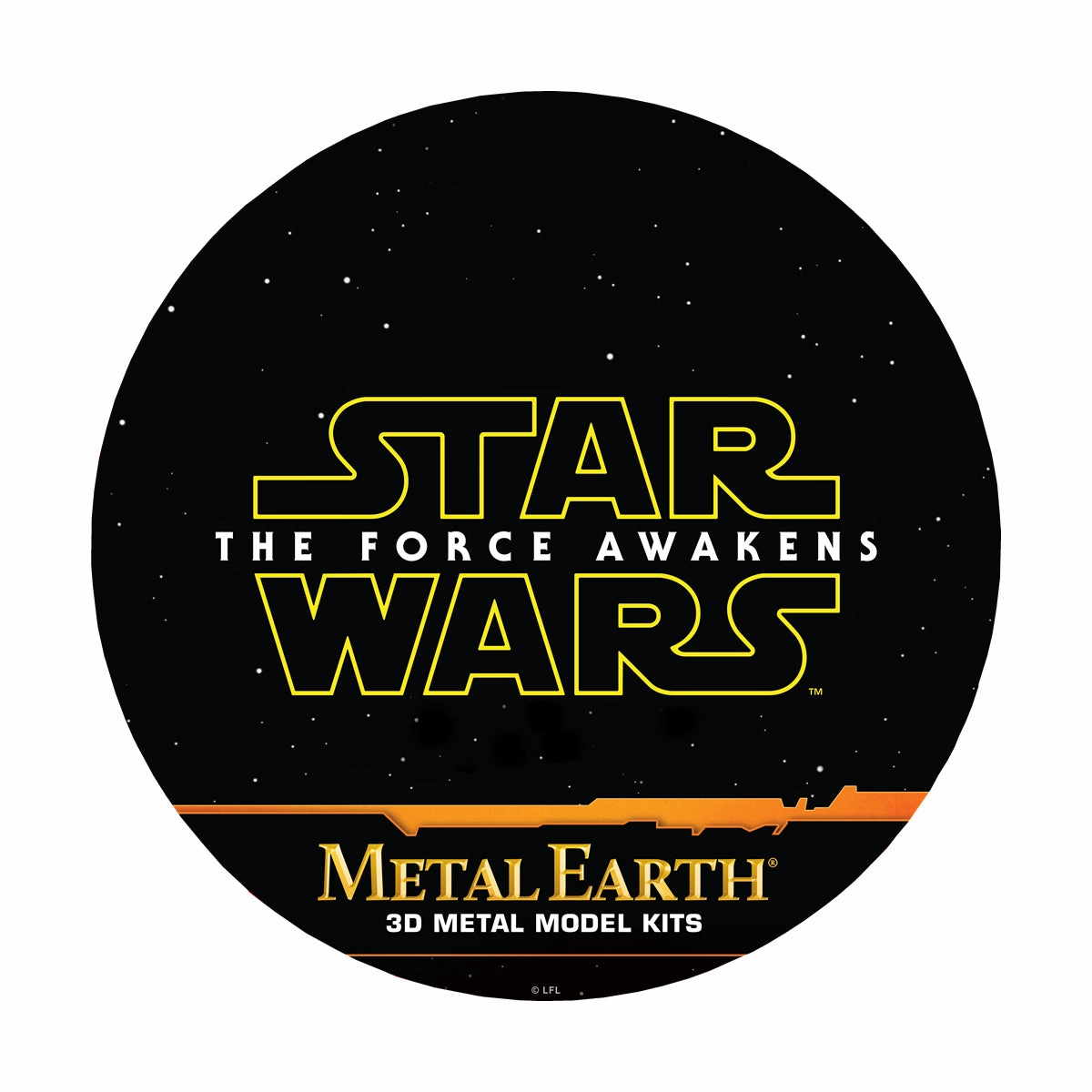 Star Wars Kylo Ren's Command Shuttle Metal Earth 3D Model Kit