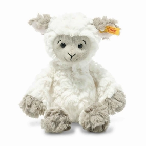 Steiff 20cm Lita Lamb White Plush Cuddly Soft Toy Suitable from Birth