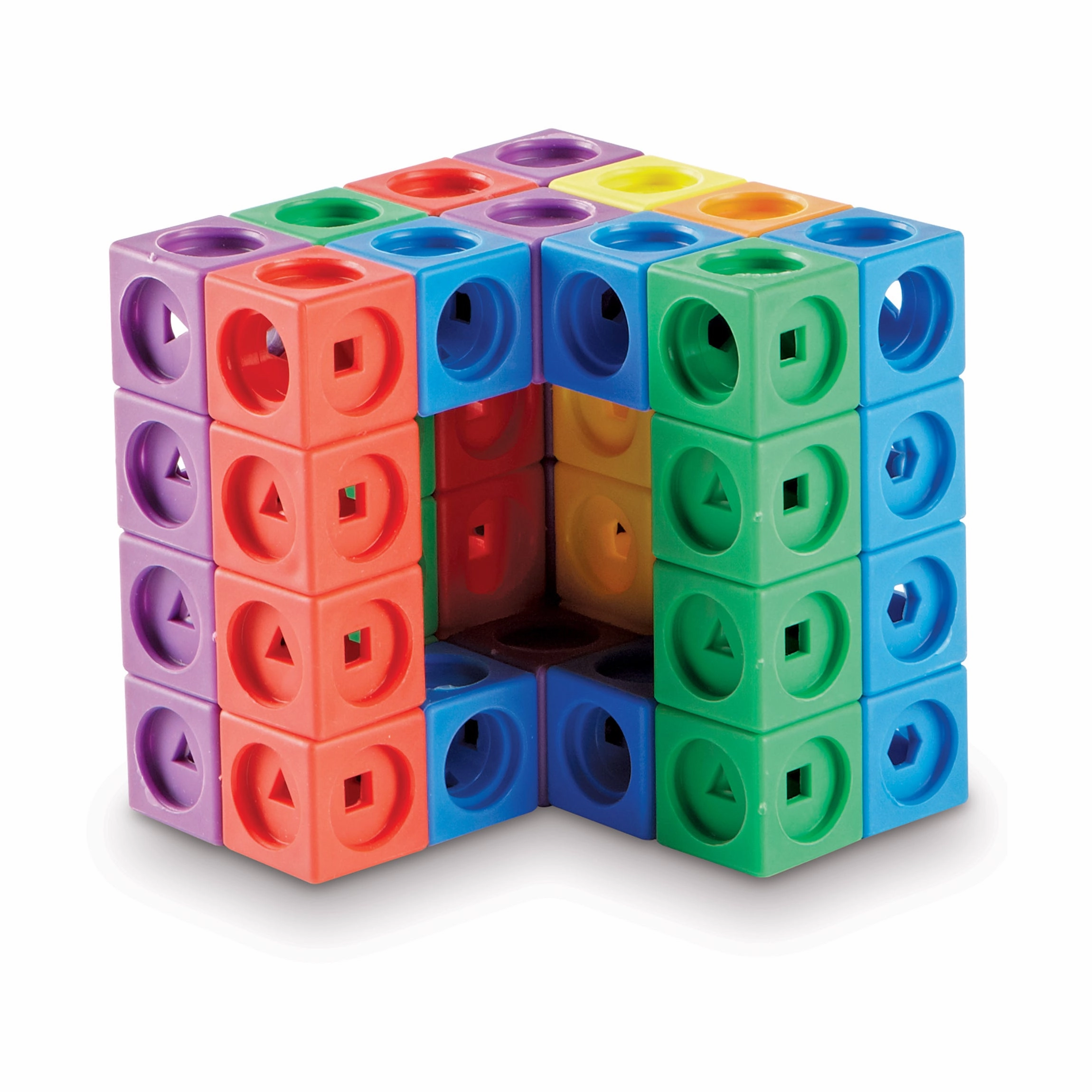 STEM Explorers MathLink Builders - Colorful Construction Cubes