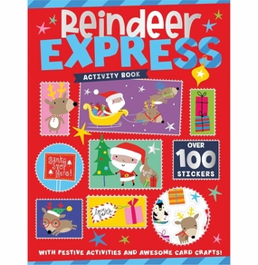 Sticker Activity Books Reindeer Express Activity Book