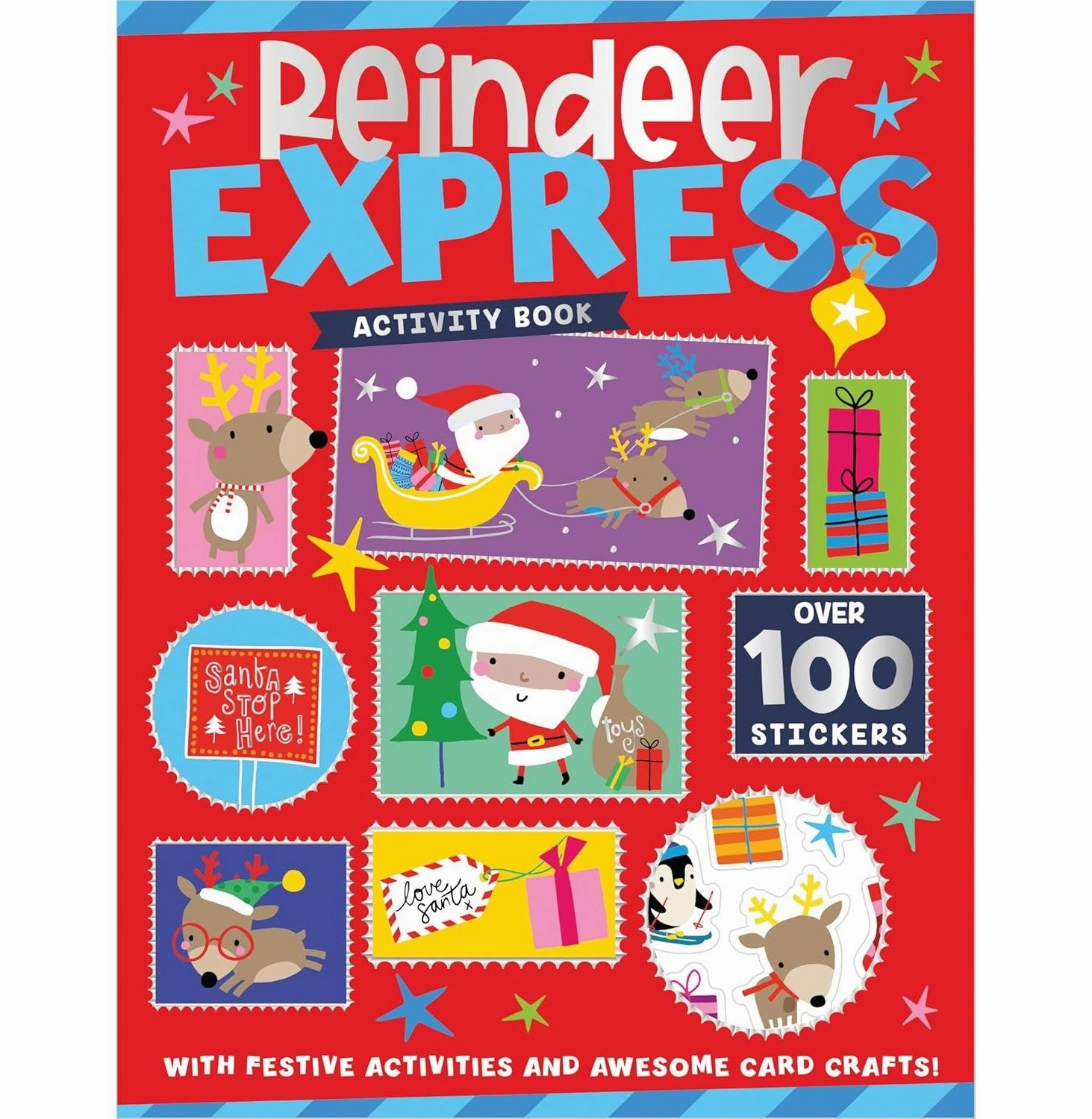 Sticker Activity Books Reindeer Express Activity Book