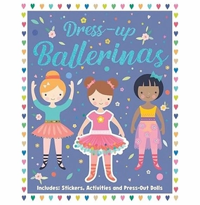 Sticker Dress:Up Book : Create Your Own Sticker Outfits for these Beautiful Ballerinas [Paperback] Parragon