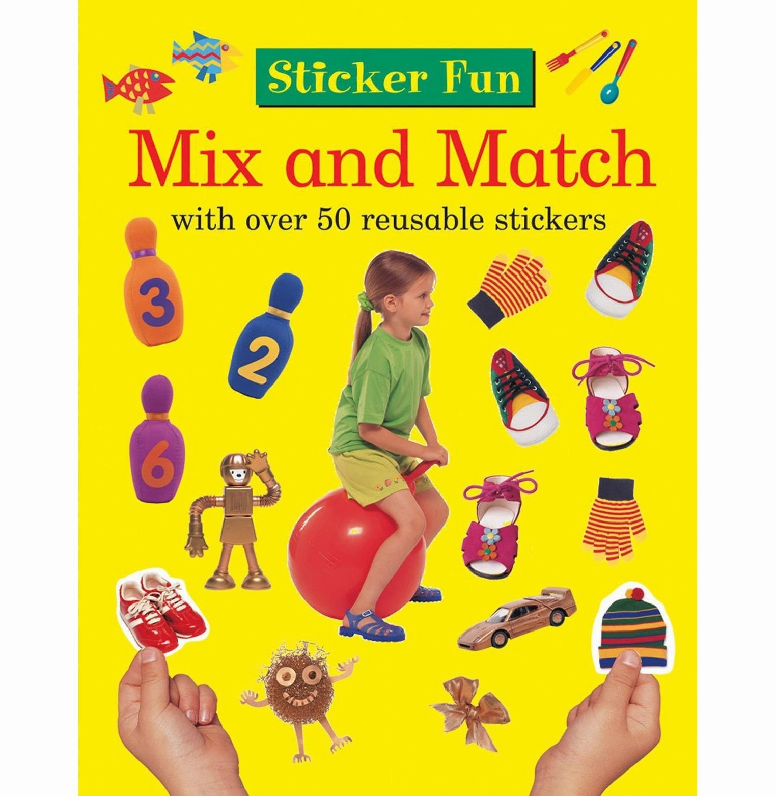 Sticker Fun Mix and Match: With over 50 Reusable Stickers Armadillo
